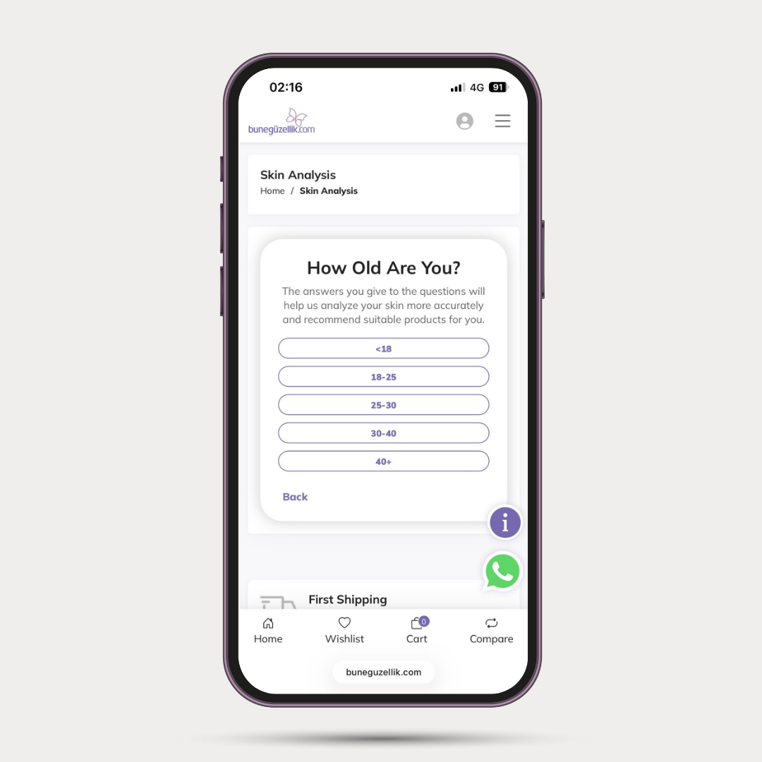 HOW TO USE AI SKIN ANALYSIS? - Step 1