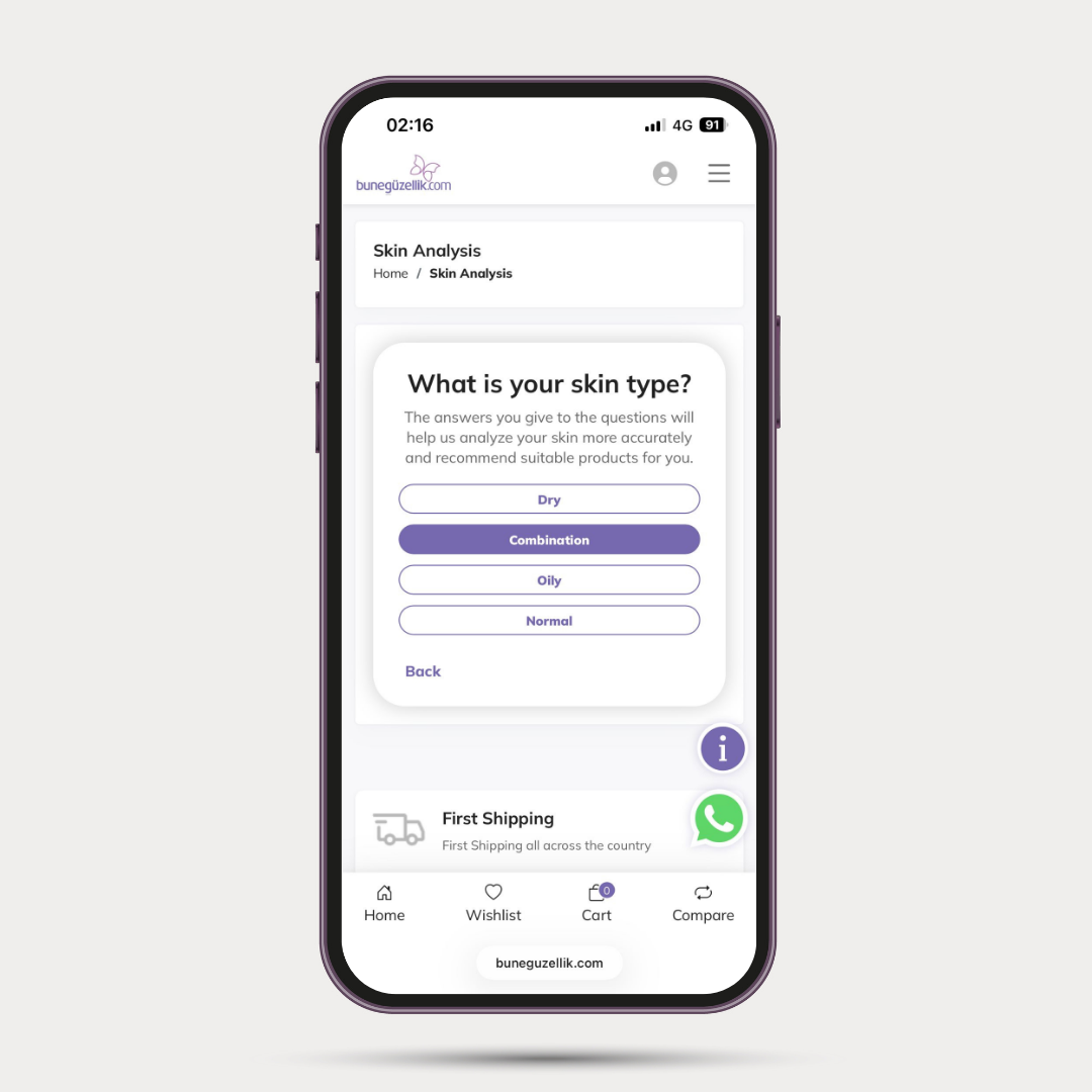 HOW TO USE AI SKIN ANALYSIS? - Step 2